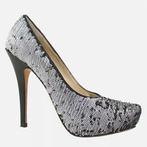 Jean-Michel Cazabat Zilla Reversible Sequin Heels